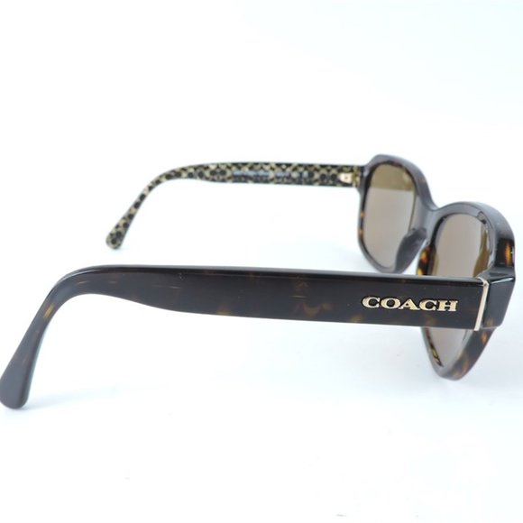 Coach Prescription Sunglasses Frames Dark Brown Tortoise - Picture 2 of 13